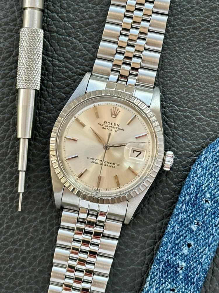 Featured image for Rolex Datejust 1603 Silver 1964 