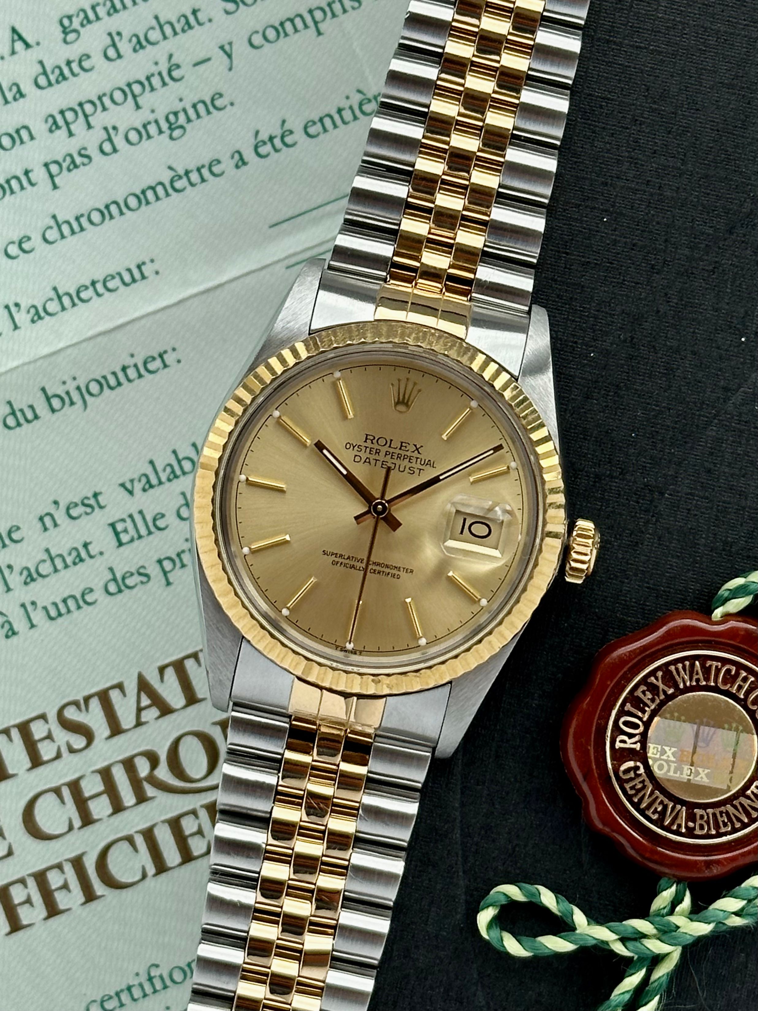 Rolex datejust clearance 16013 production year