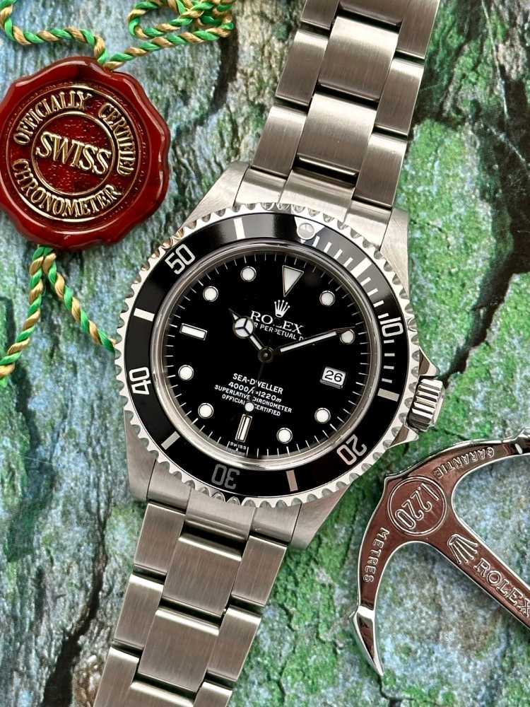 Current image for Rolex Sea-Dweller "Swiss" 16600 Black 1999 with original box and papers