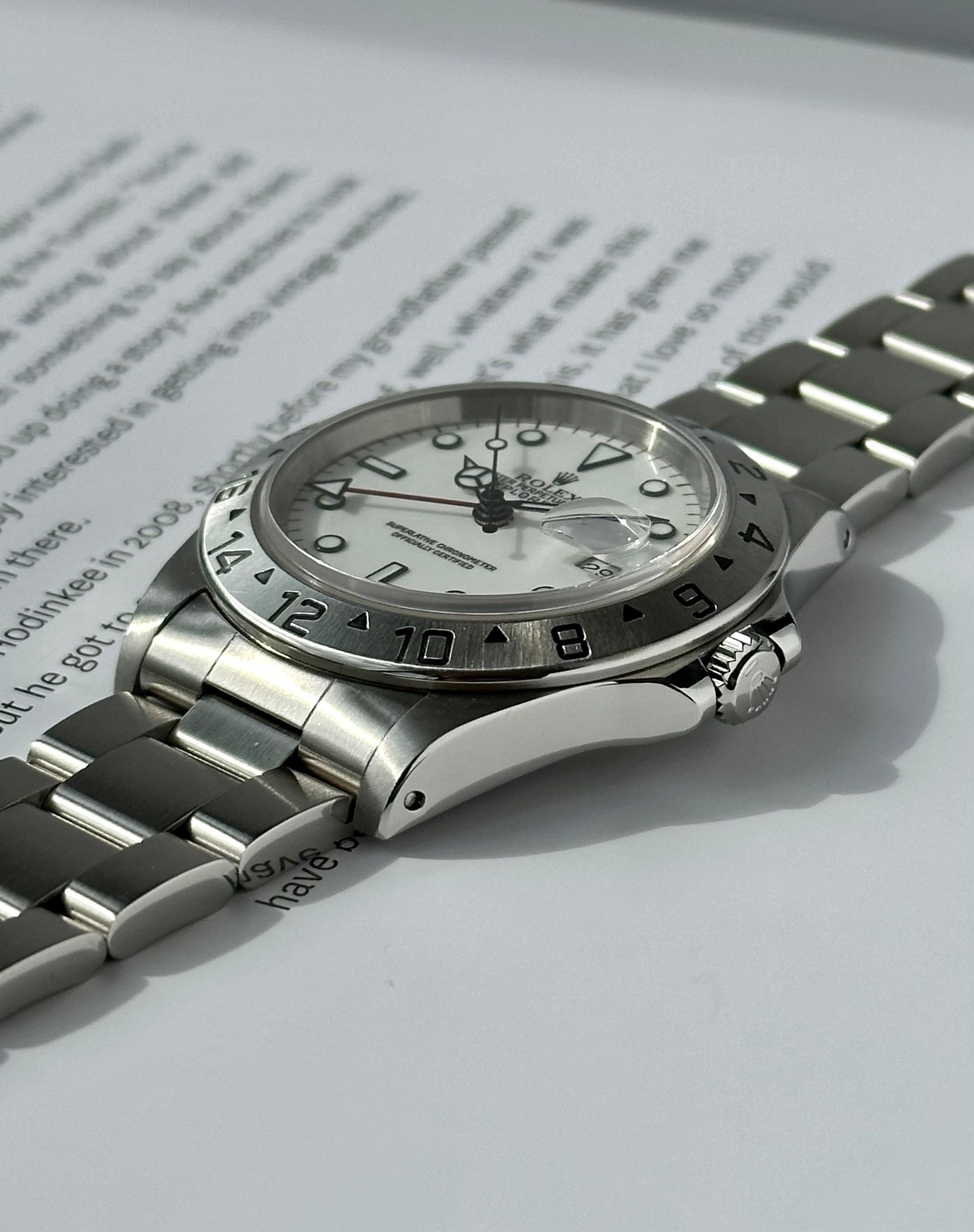 1999 rolex 2024 explorer ii