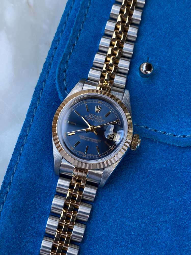 Image for Rolex Lady Datejust 79173 Blue 2000 with original box and papers