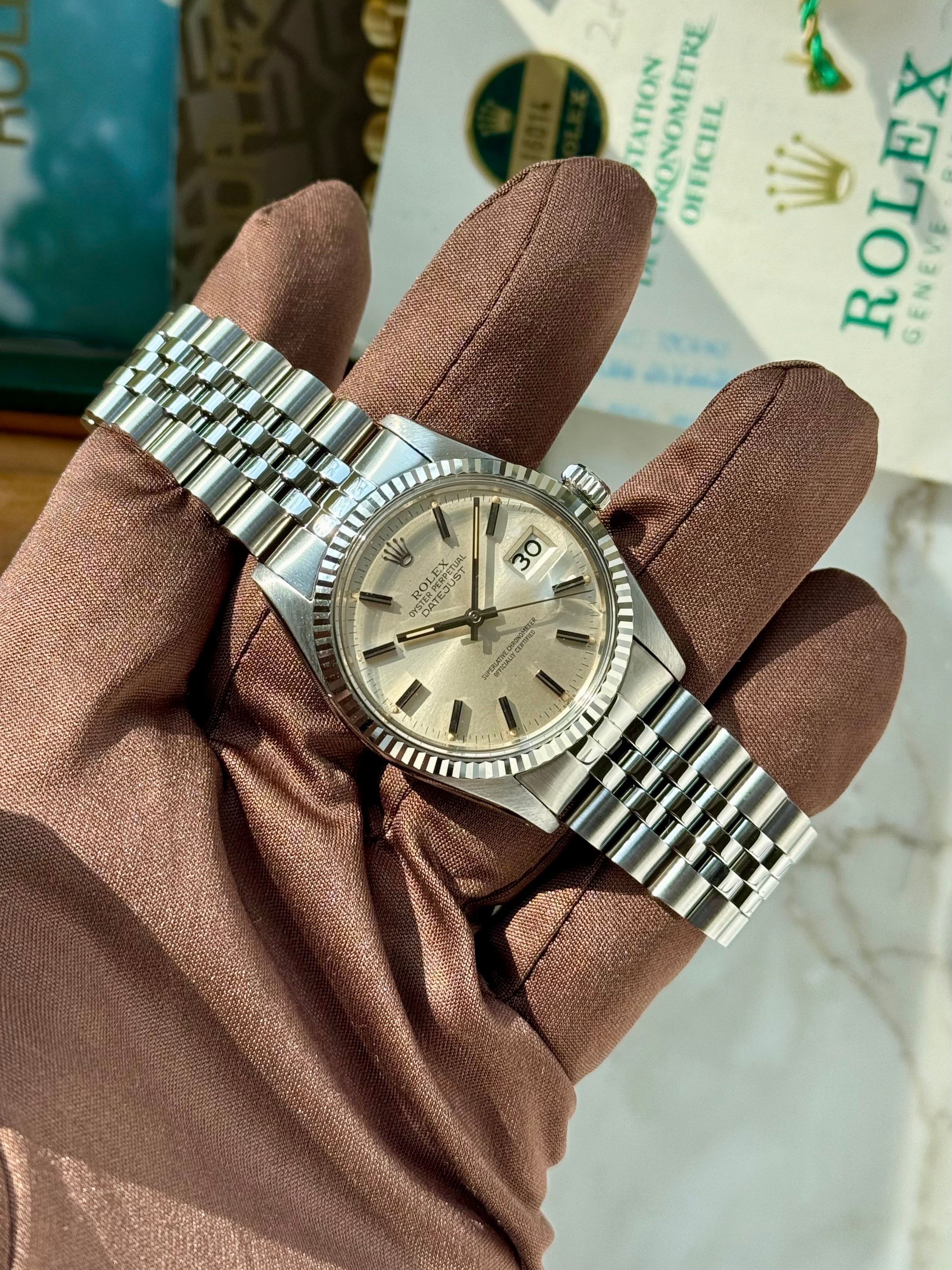 Rolex Datejust 16014 Silver 1982 with original box and papers 2