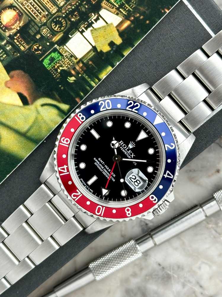 Image for Rolex GMT-Master "Pepsi" 16700 Black 1996 