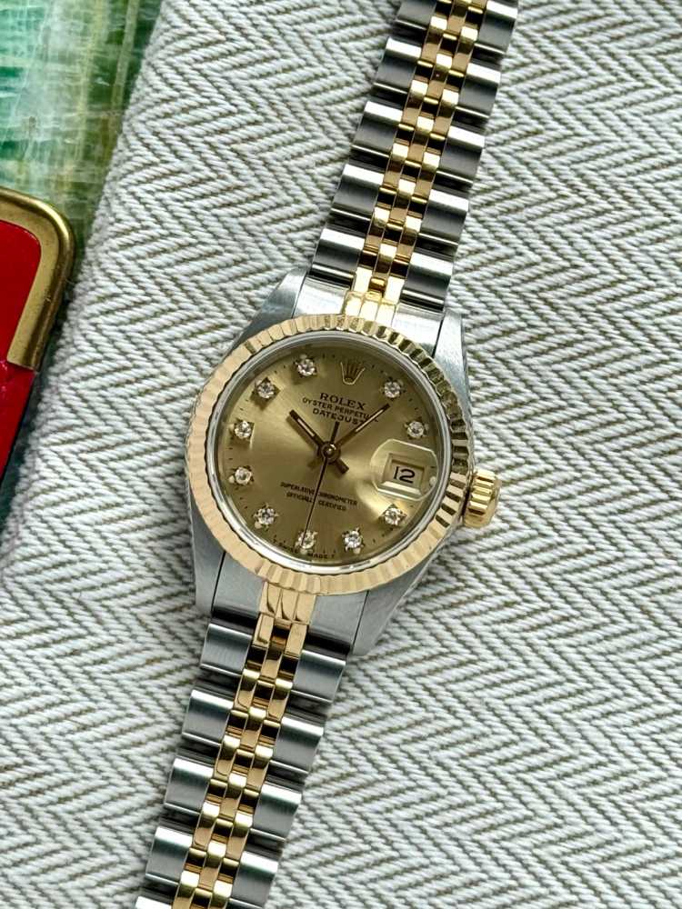Featured image for Rolex Lady-Datejust "Diamond" 69173 Gold 1990 