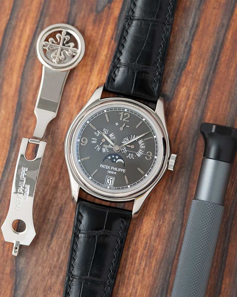 Featured image for Patek Philippe Annual Calendar “FULL SET” 5146G Grey 2010 with original box and papers