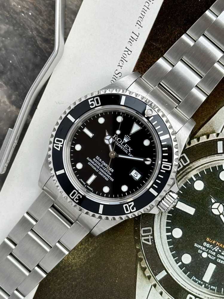 Image for Rolex Sea-Dweller 16600 T Black 2004 