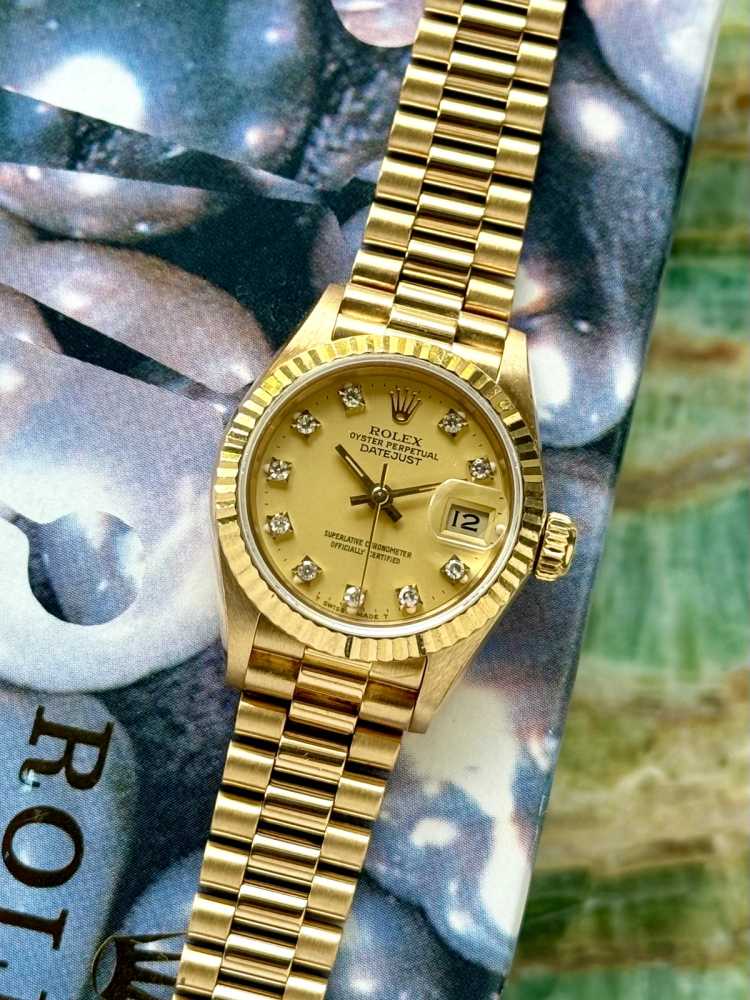 Featured image for Rolex Lady-Datejust "Diamond" 69178 Gold 1987 with original box and papers 2