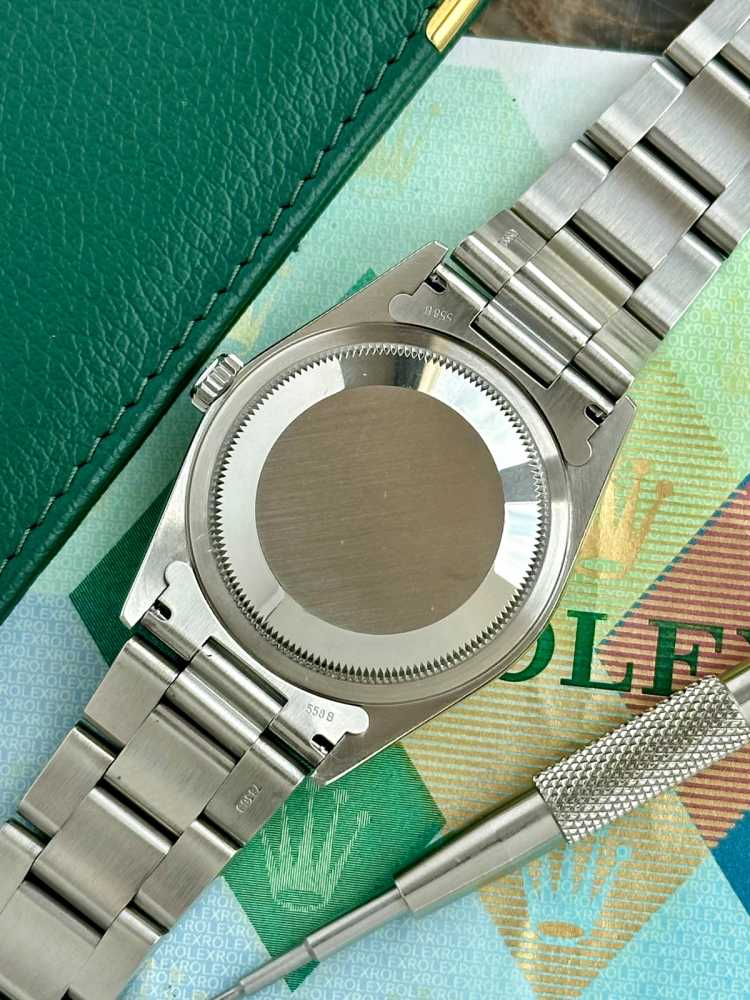 Image for Rolex Datejust 16200 Black 2004 with original box and papers 2