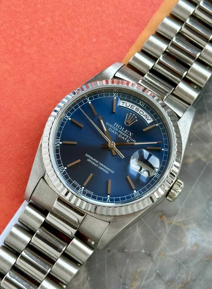 Image for Rolex Day-Date 18239 Blue 1991 