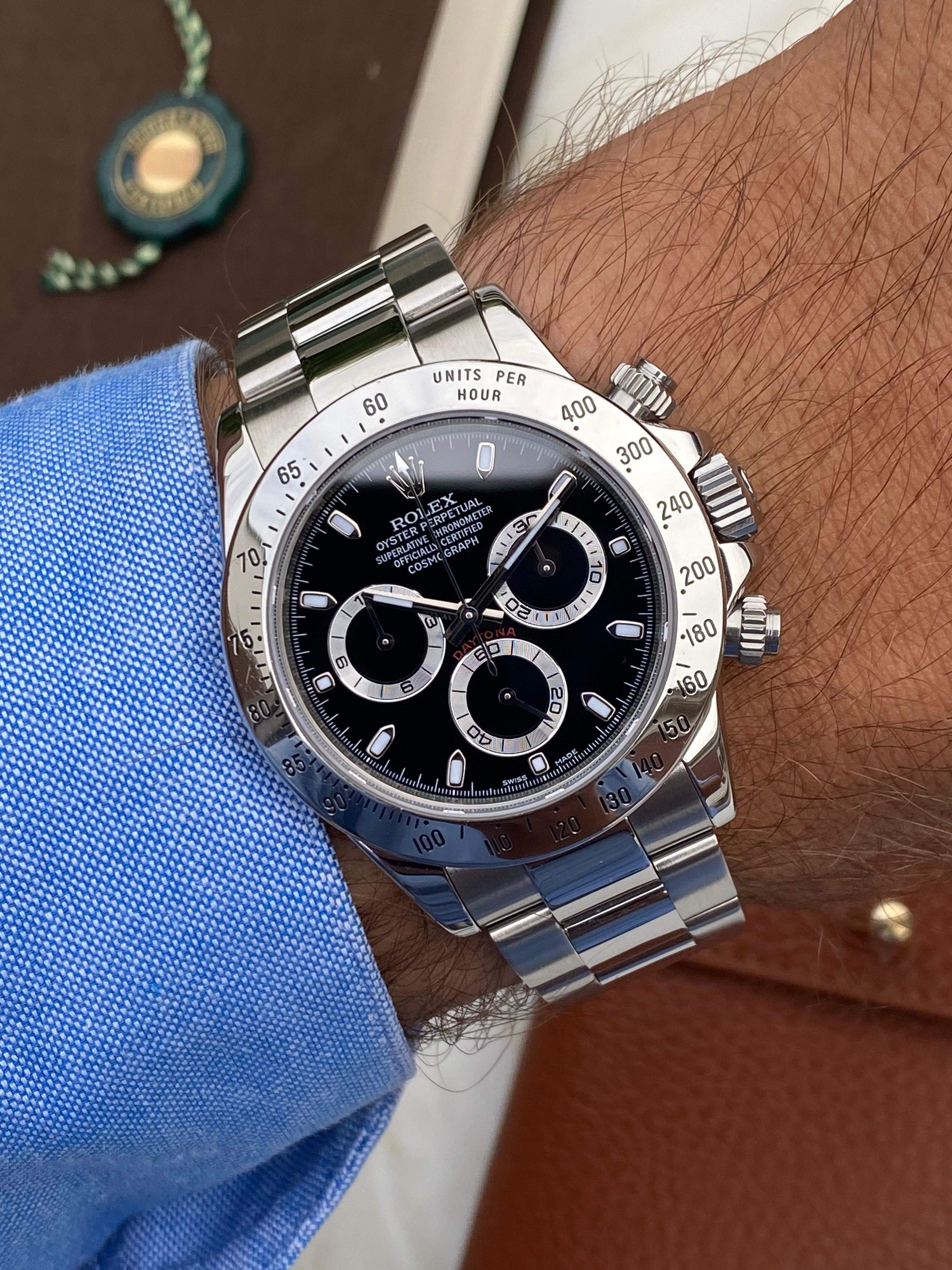 Reference 116520, the updated Rolex Daytona