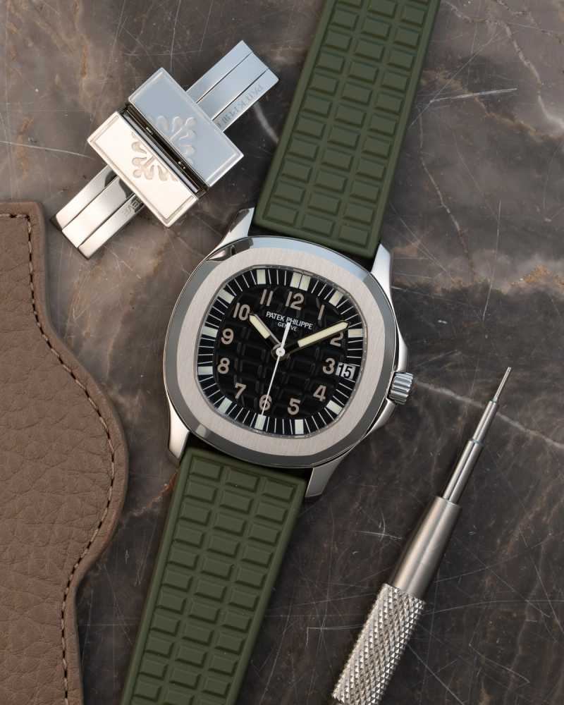 Featured image for Patek Philippe Aquanaut 5066 Black 2006 with original box and papers 2