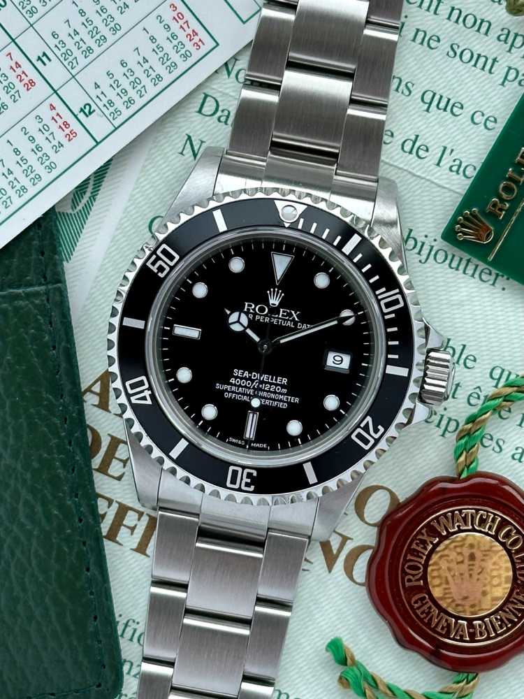 Featured image for Rolex Sea-Dweller 16600 Black 2000 with original box and papers 2