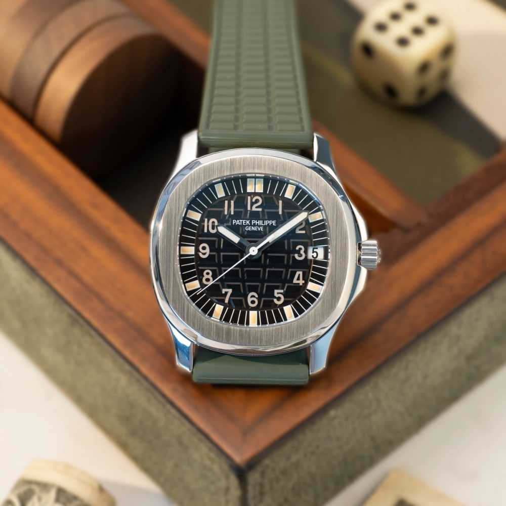 Image for Patek Philippe Aquanaut 5066 Black 2002 with original box and papers