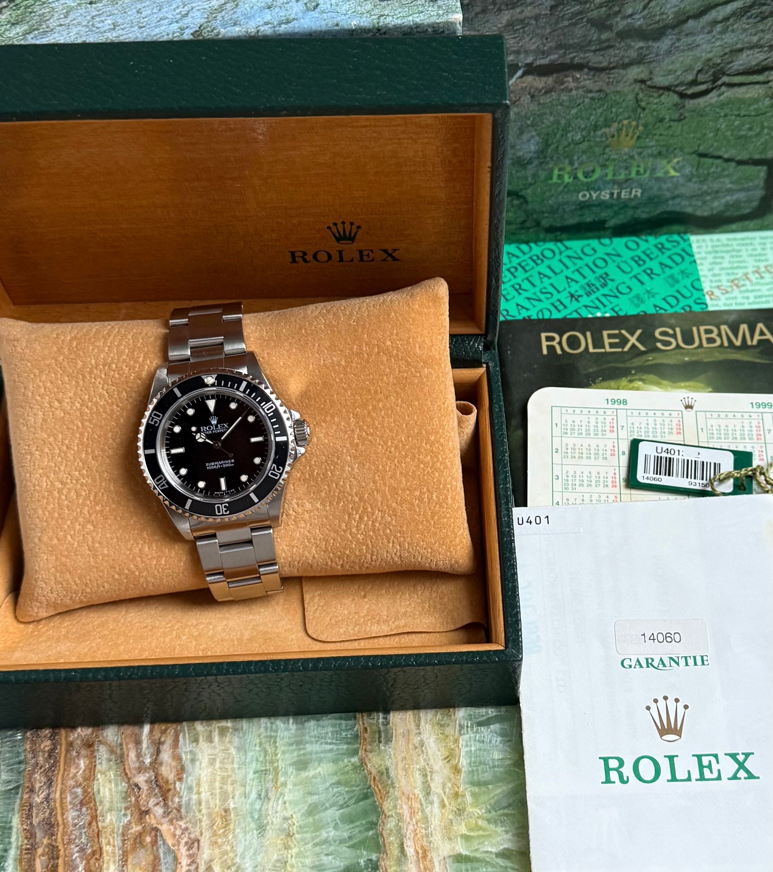 ロレックス箱 Authentic ROLEX Watch Box Submariner 16610 14060 16613 16600