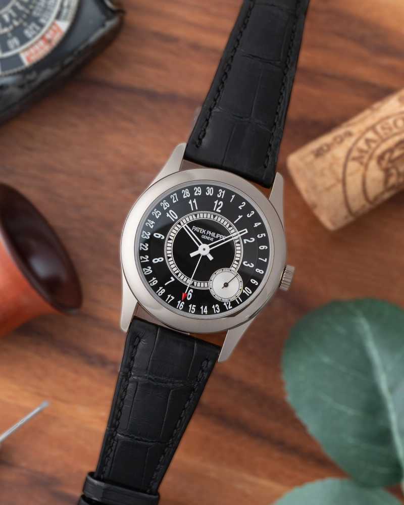 Featured image for Patek Philippe Calatrava 6006G Black 2018 with original box and papers