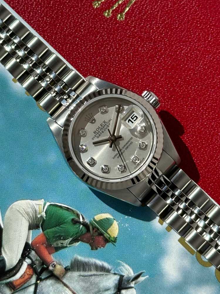 Image for Rolex Lady-Datejust "Diamond" 79174 Silver 2000 with original box and papers