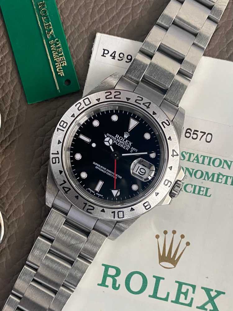Featured image for Rolex Explorer II 16570 Black 2000 with original papers