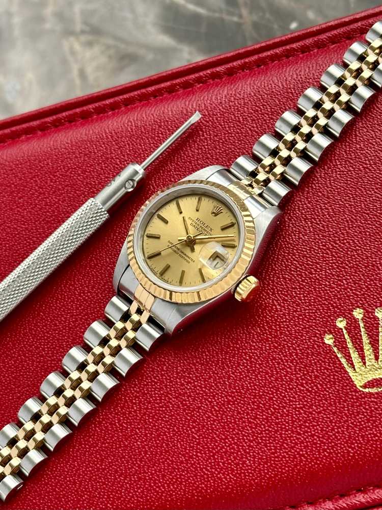 Image for Rolex Lady-Datejust 69173 Gold 1993 with original box and papers 2
