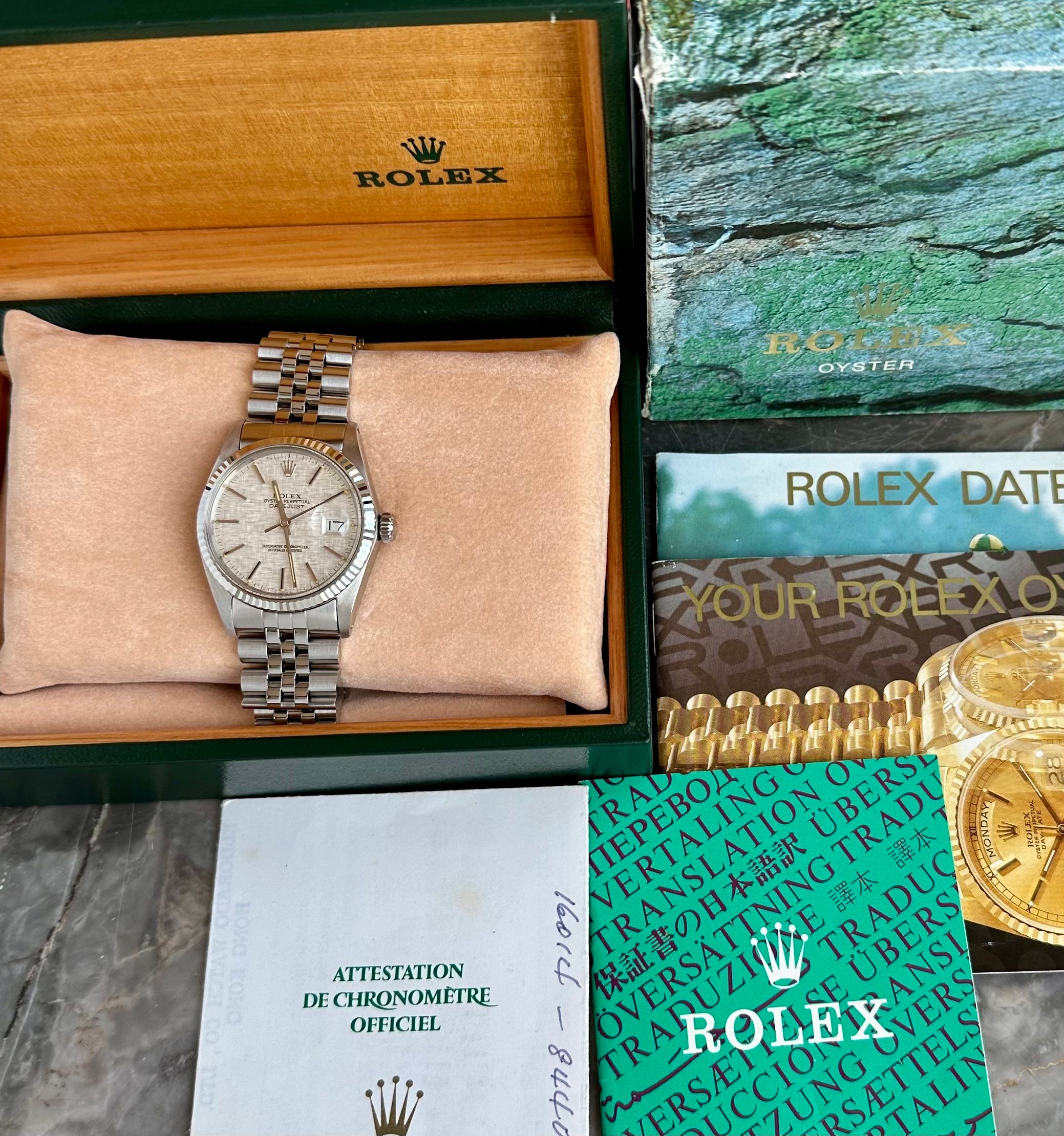 ROLEX　旧型BOXミックス4点セット Rolex Datejust 
