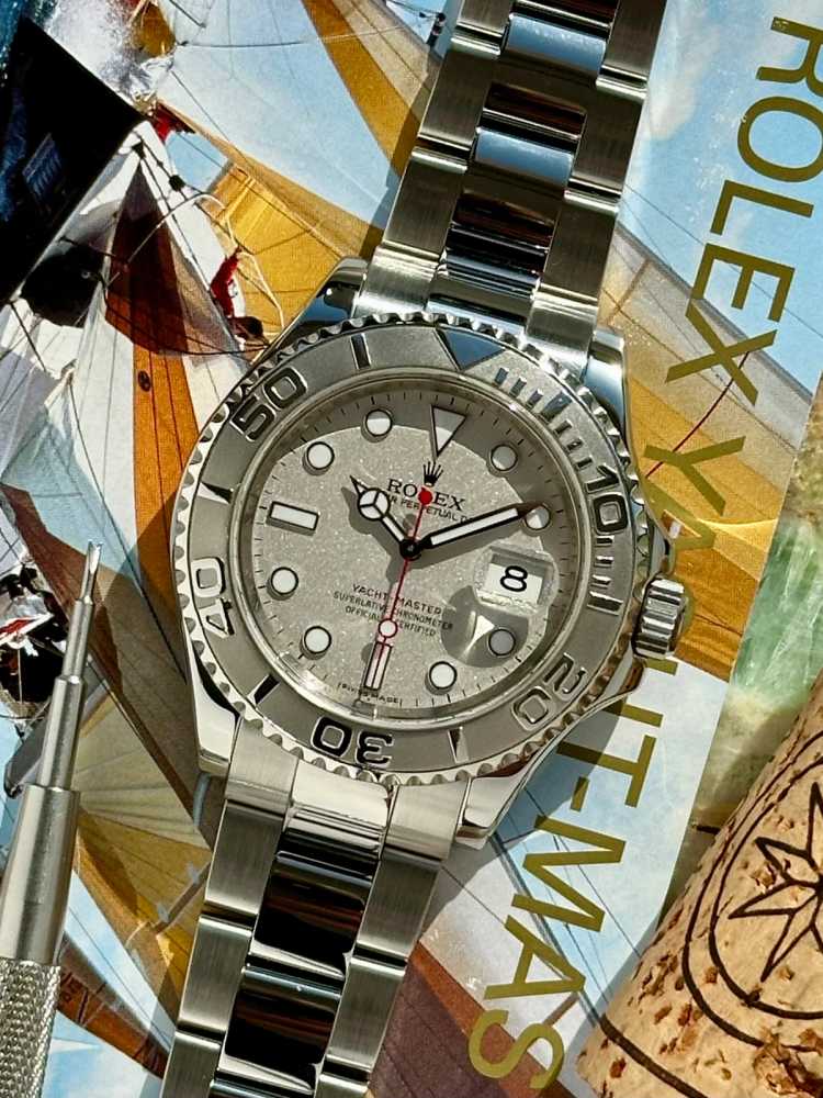Featured image for Rolex Yacht-Master 16622 Silver 2013 with original box and papers