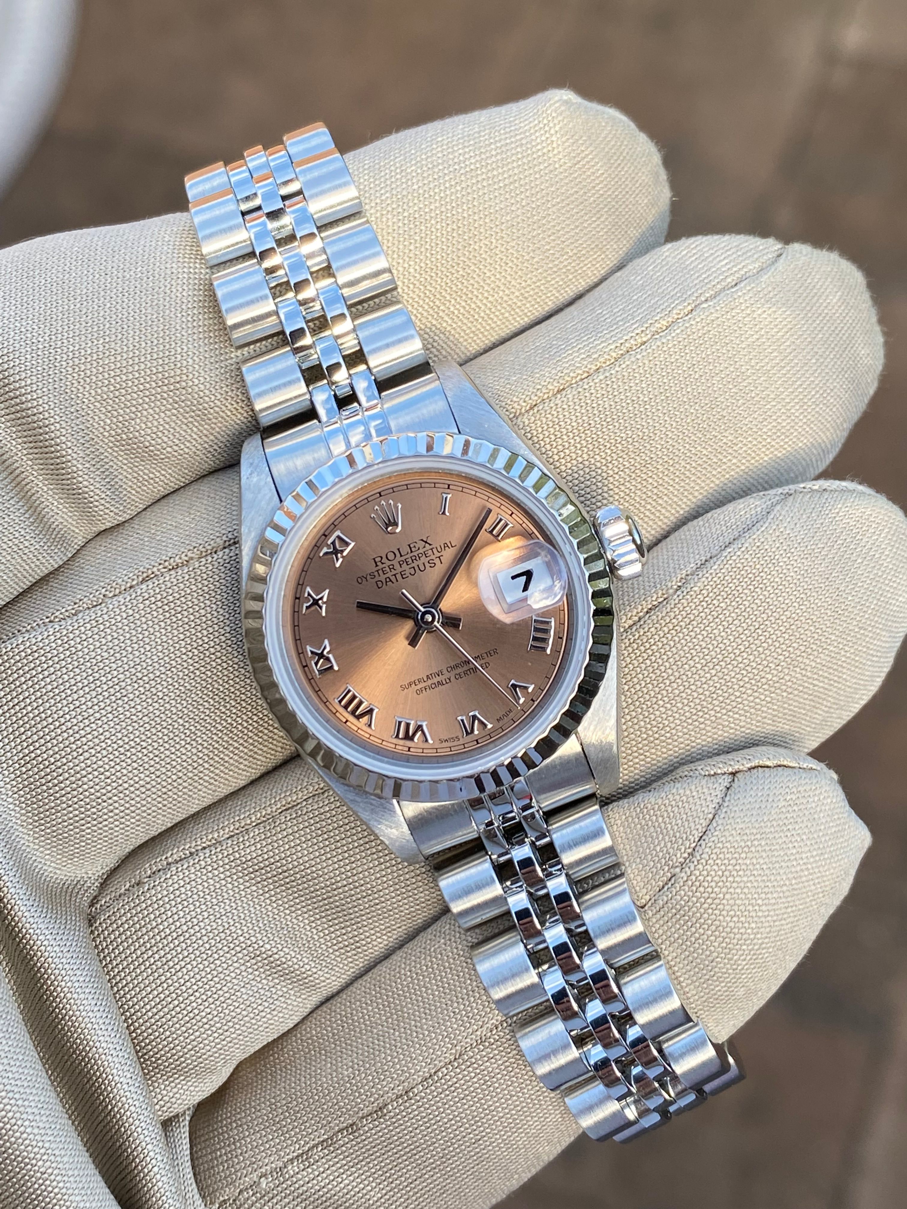 Rolex lady deals datejust rose