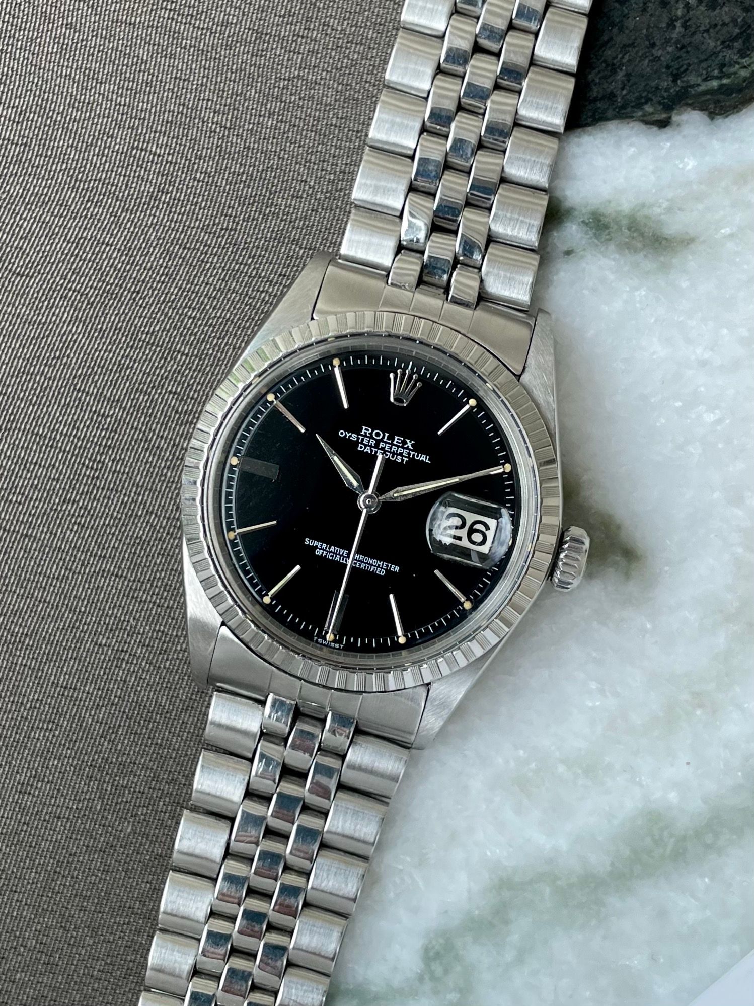 Rolex Datejust 1603 Black 1966