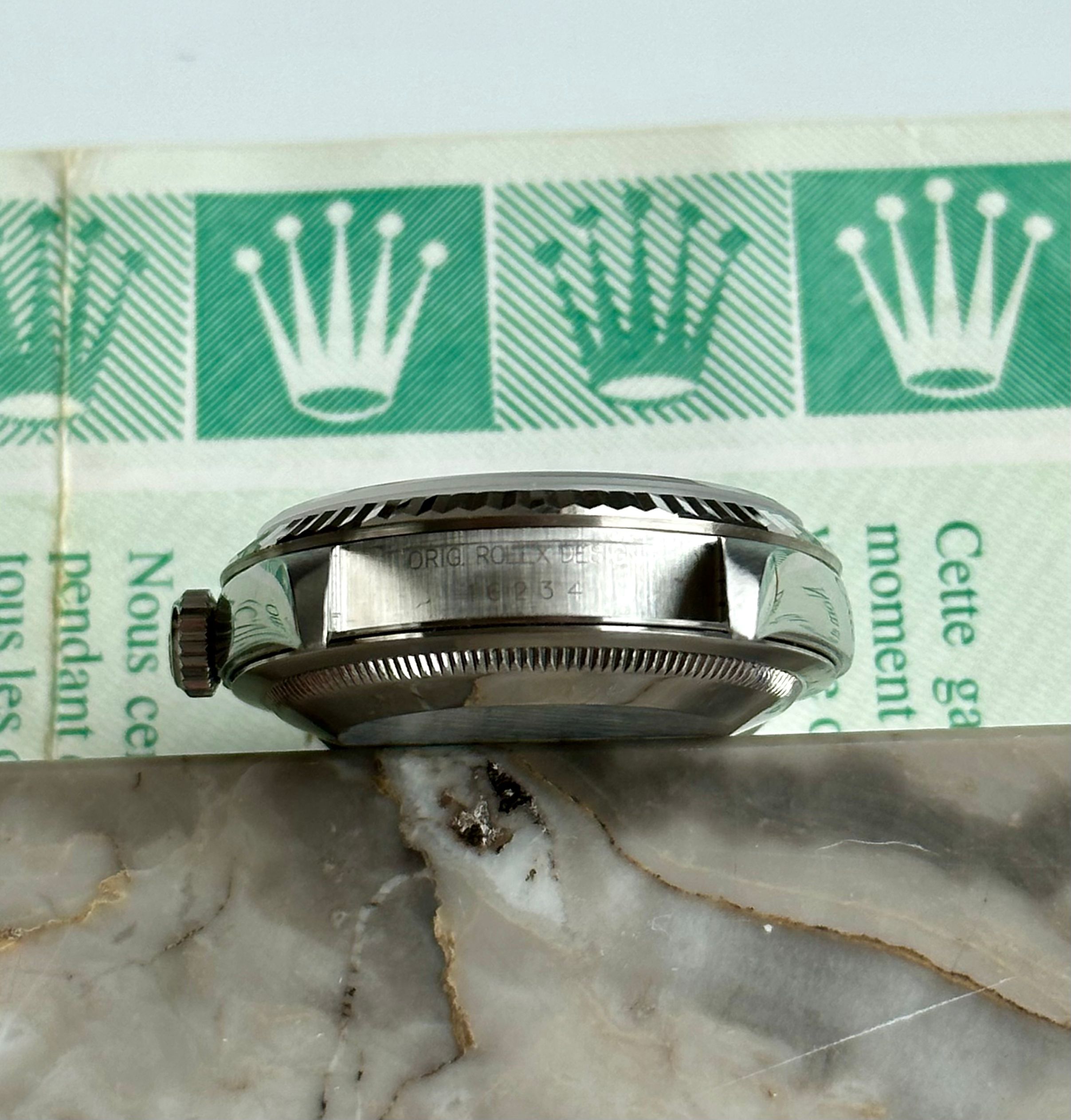 Rolex Datejust 16234 Silver 1995 with original box and papers 2