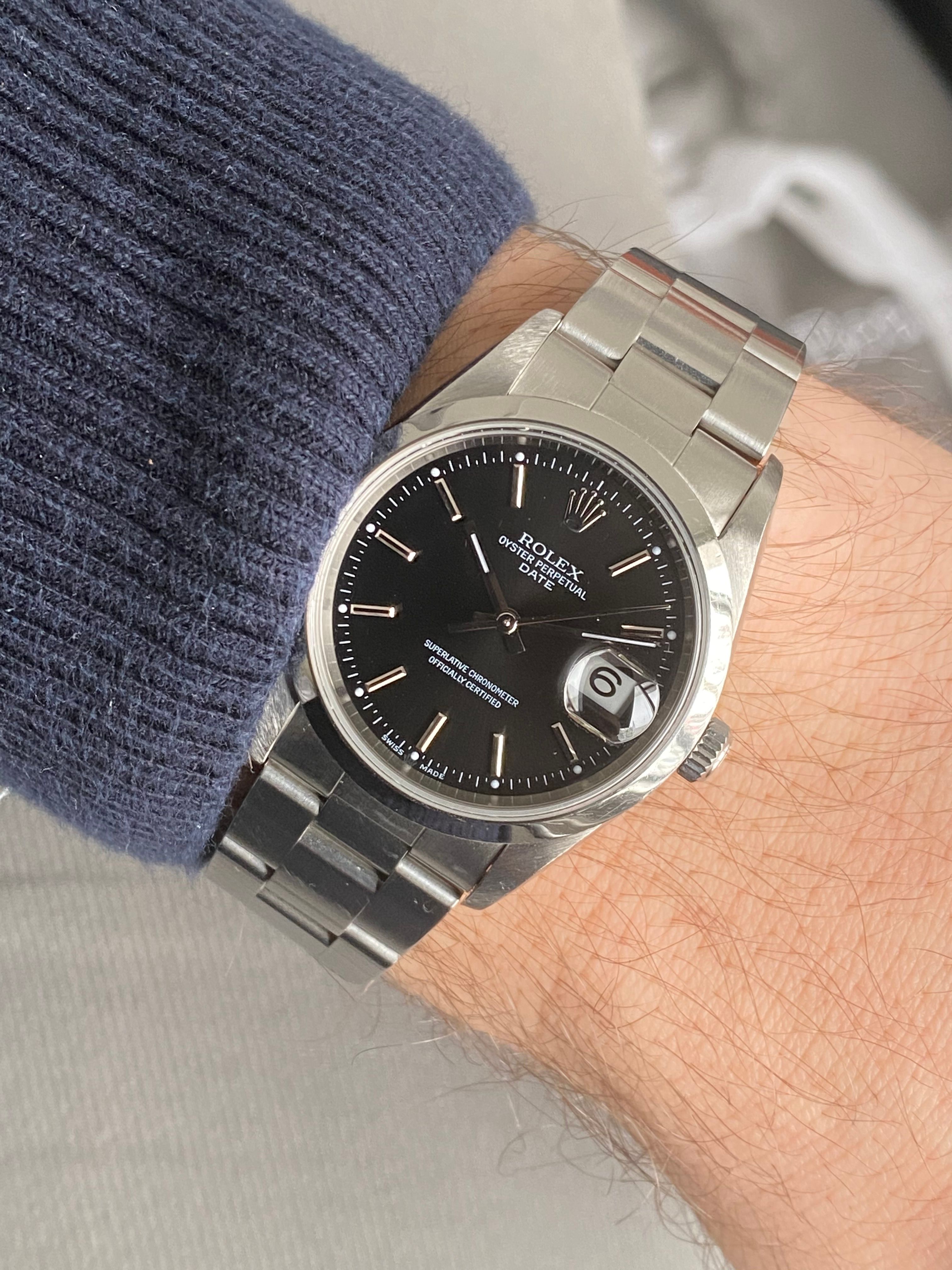 rolex 15200 on wrist