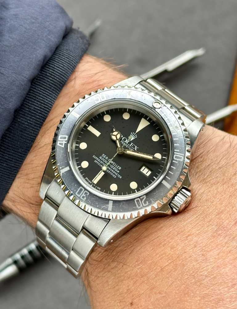 Wrist image for Rolex Sea-Dweller "Triple Six" 16660 Black 1981 