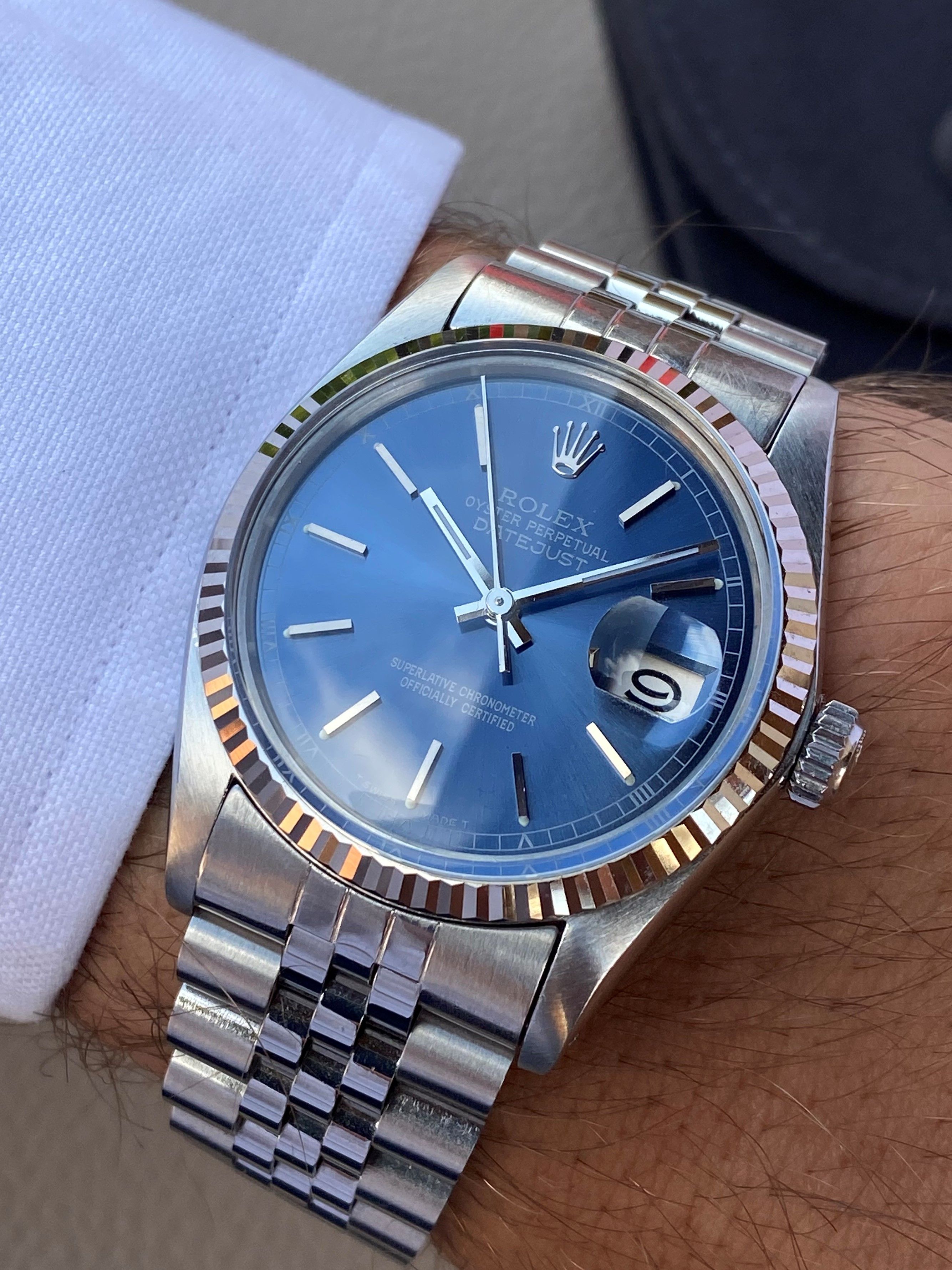 Rolex 16014 sales blue dial