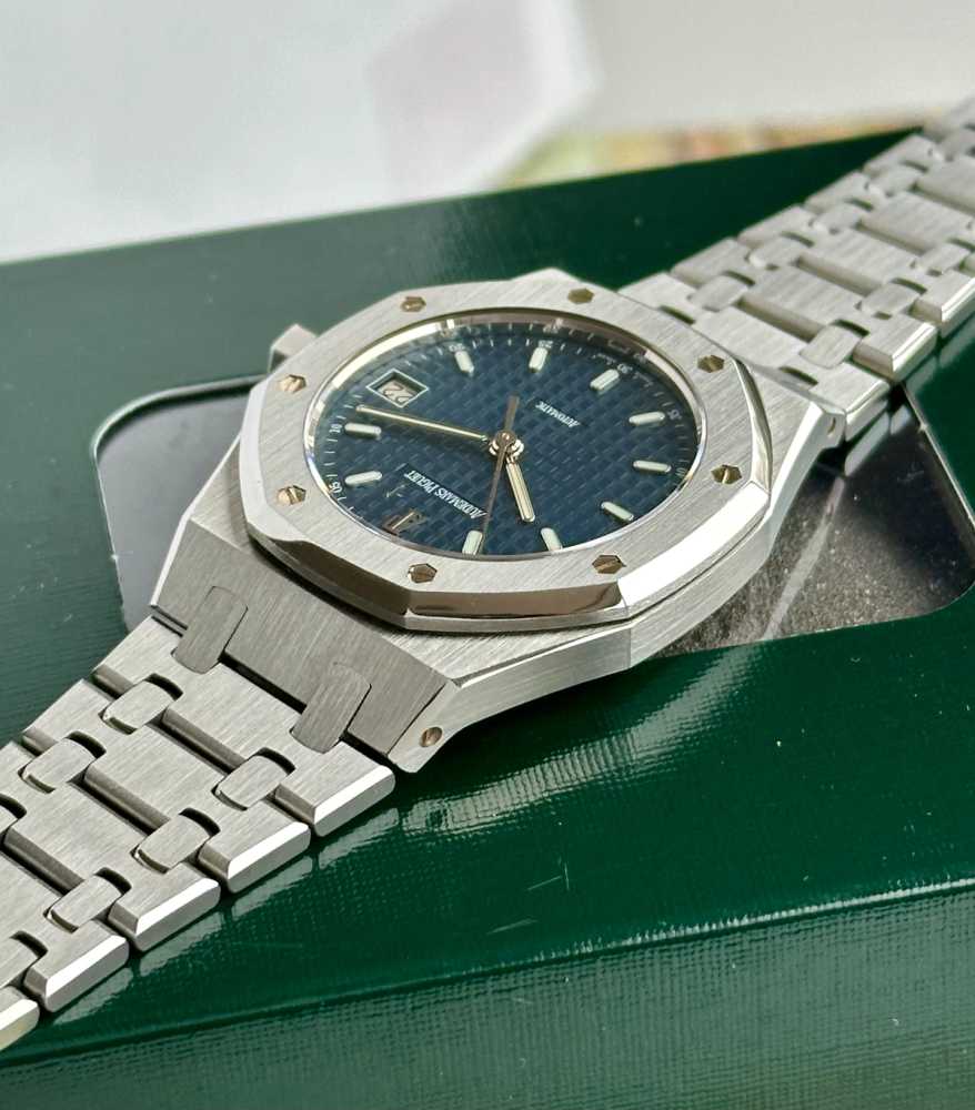 Image for Audemars Piguet Royal Oak 14790 Blue 2001 with original box and papers