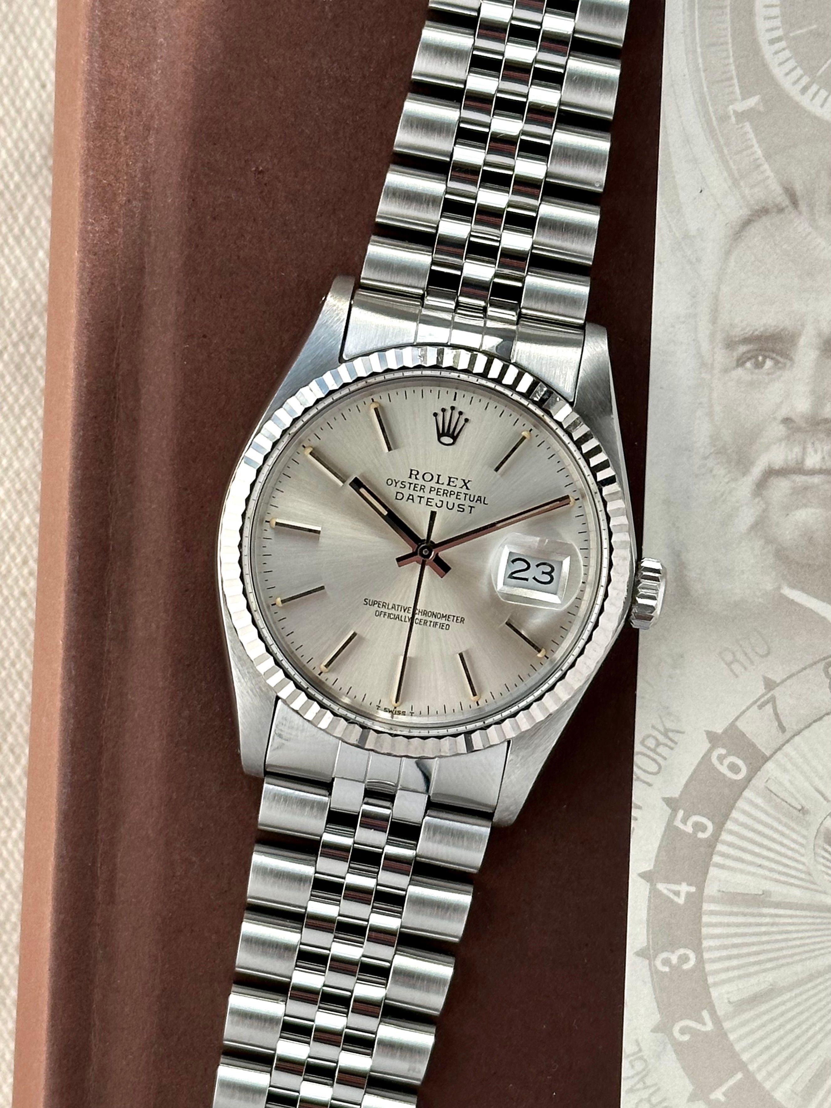 Rolex Datejust 16014 Silver 1984 2