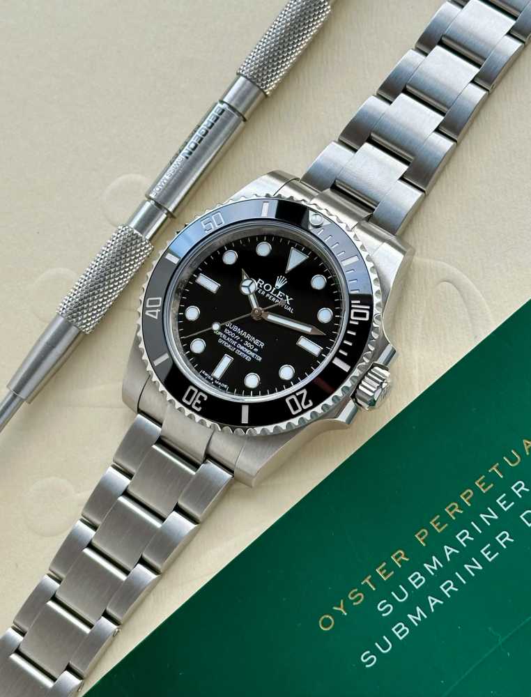 Image for Rolex Submariner 114060 Black 2014 with original box and papers