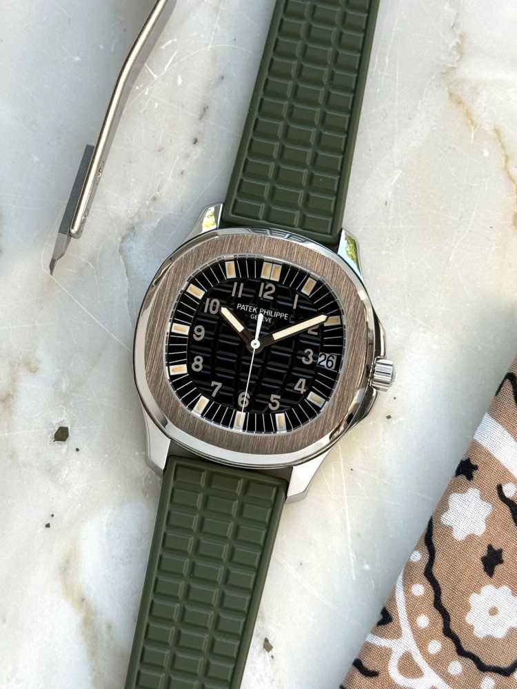 Featured image for Patek Philippe Aquanaut "Tritium" 5065 Black 2001 with original box and papers