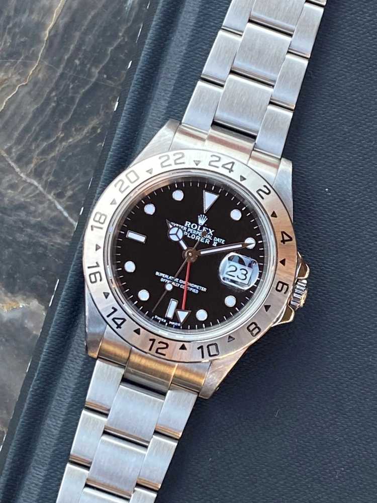 Featured image for Rolex Explorer II 16570 Black 2000 with original box and papers2