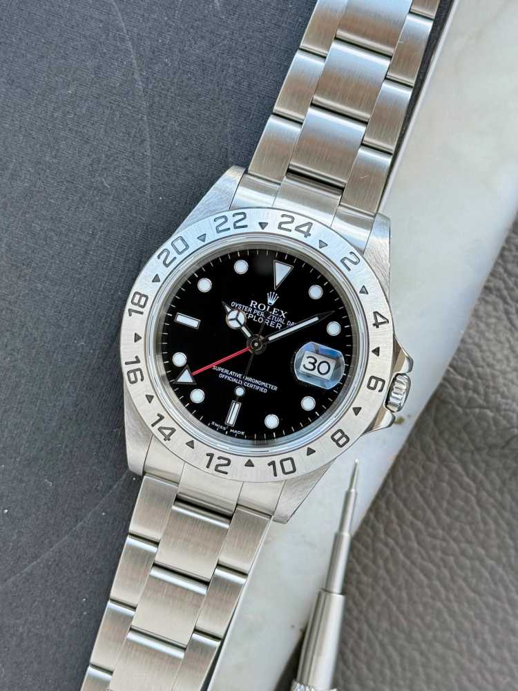 Featured image for Rolex Explorer II 16570 Black 2000 with original box and papers k106