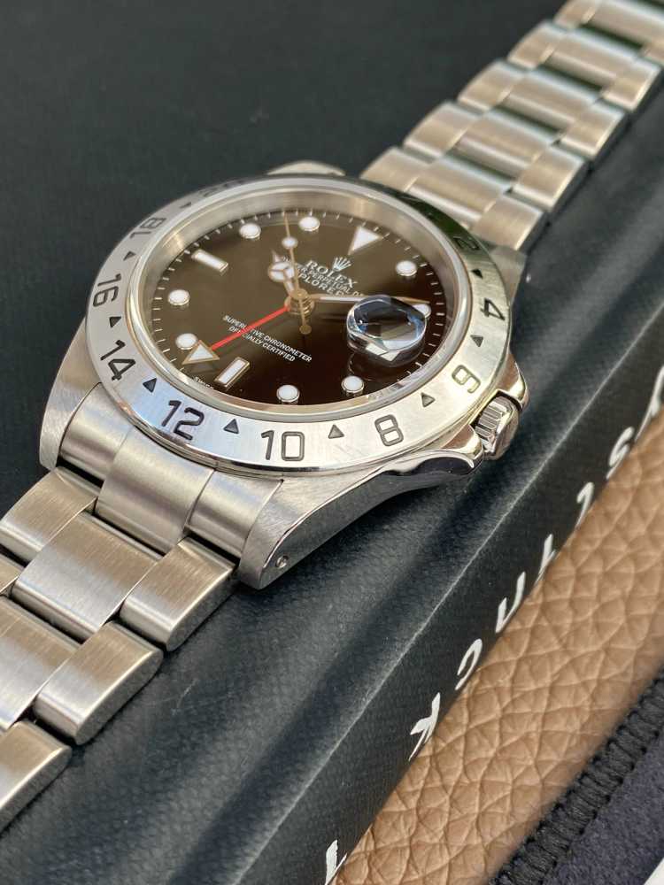 Image for Rolex Explorer II 16570 Black 2000 with original box and papers k106