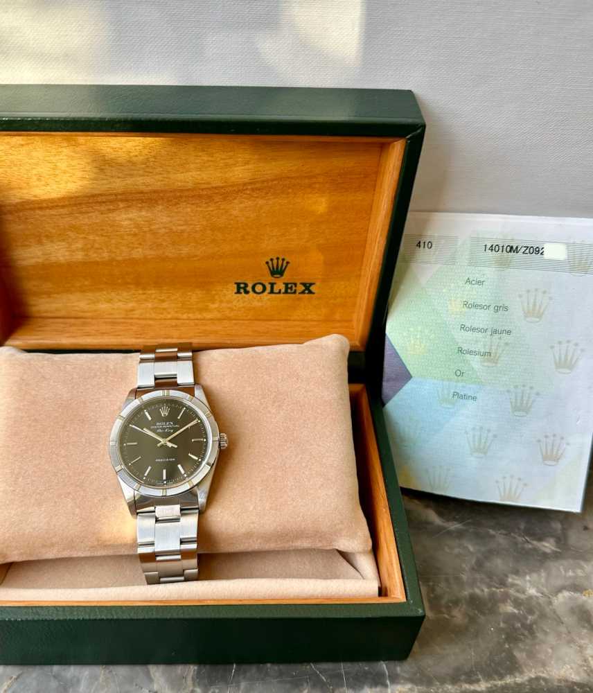 Image for Rolex Air-King 14010M Black 2007 with original box and papers