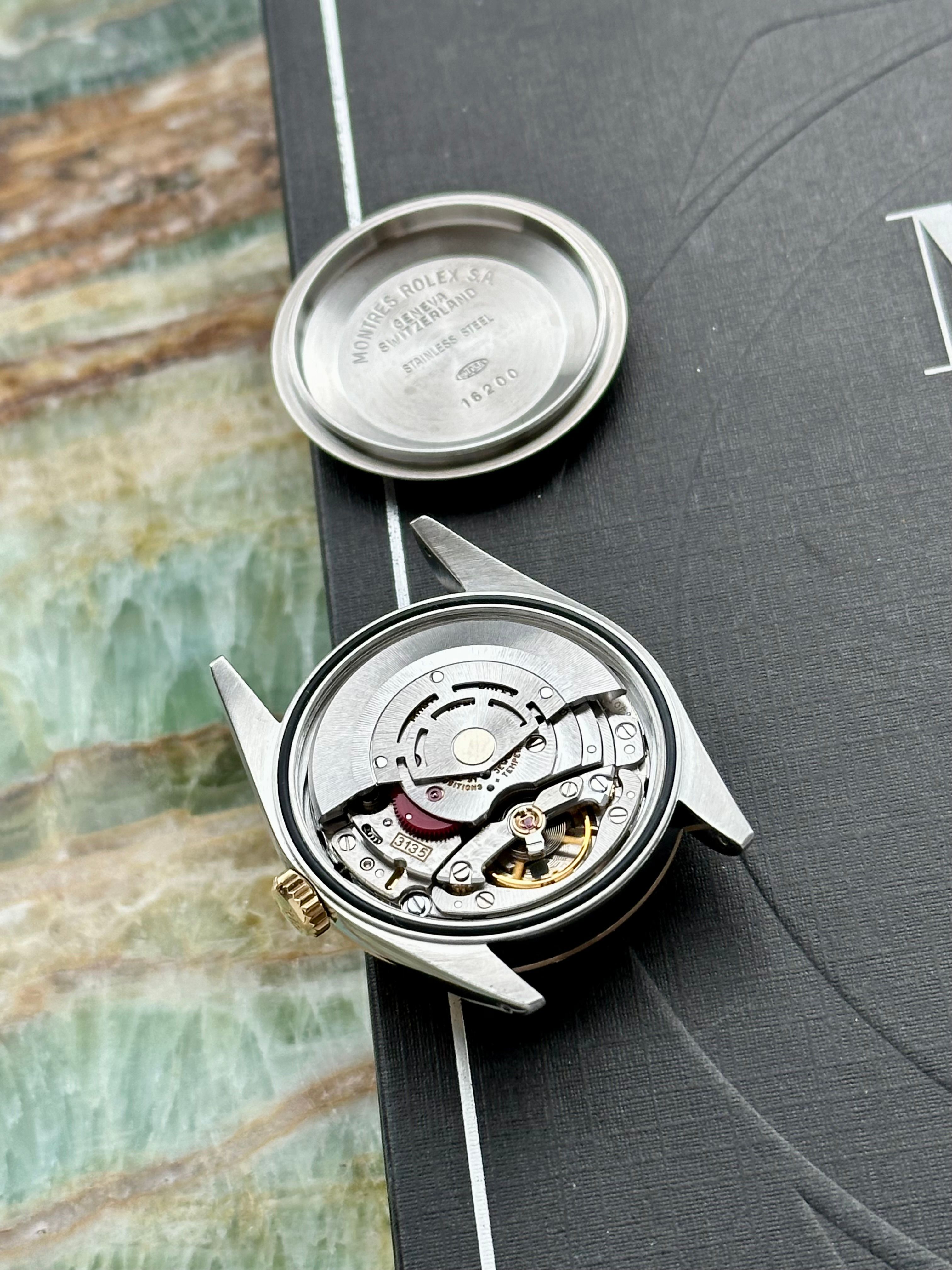 16233　16023等 ロレックス ロレックス デイトジャスト 16233 ブルー メンズ 時計 【中古