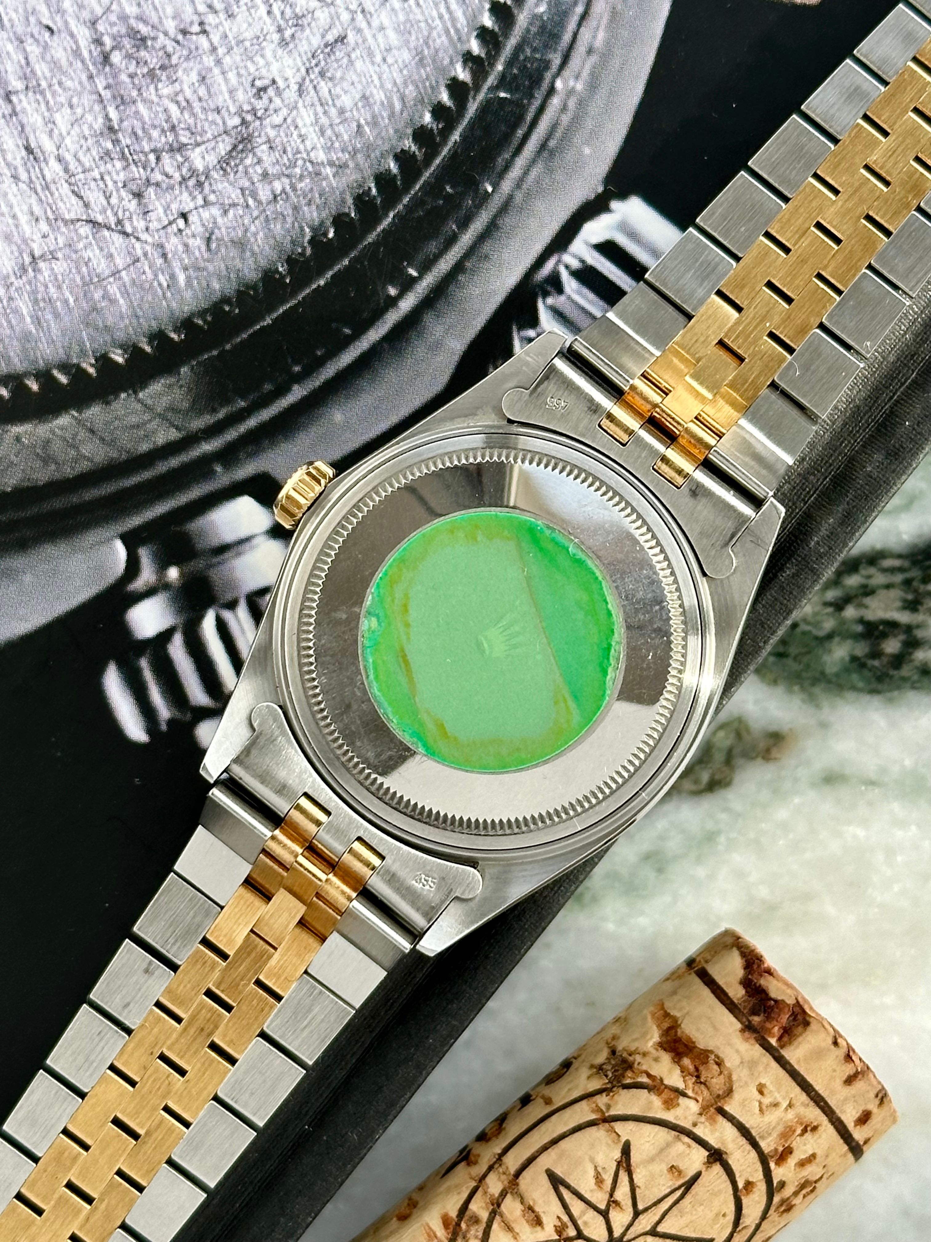 rolex 16233 green sticker