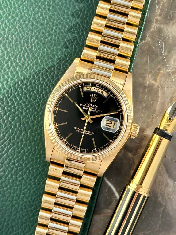 Featured image for Rolex Day-Date 18038 Black 1979 