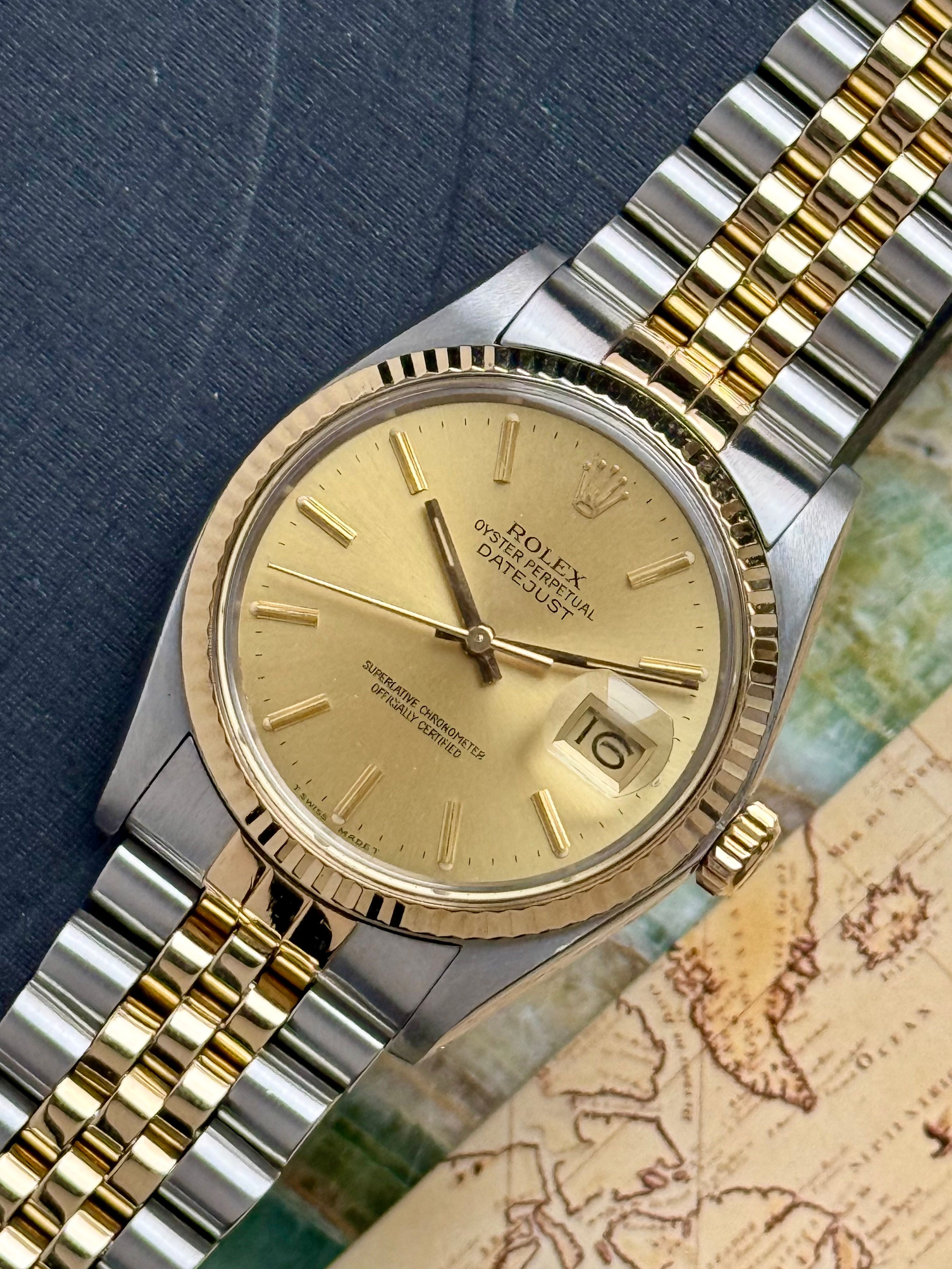 オルゴール Rolex Datejust 16013 Gold 1978