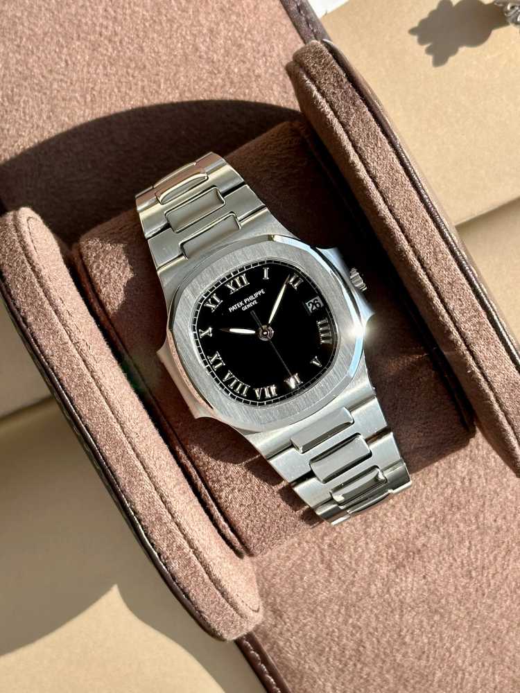 Image for Patek Philippe Nautilus 3800 Black 2002 with original box and papers