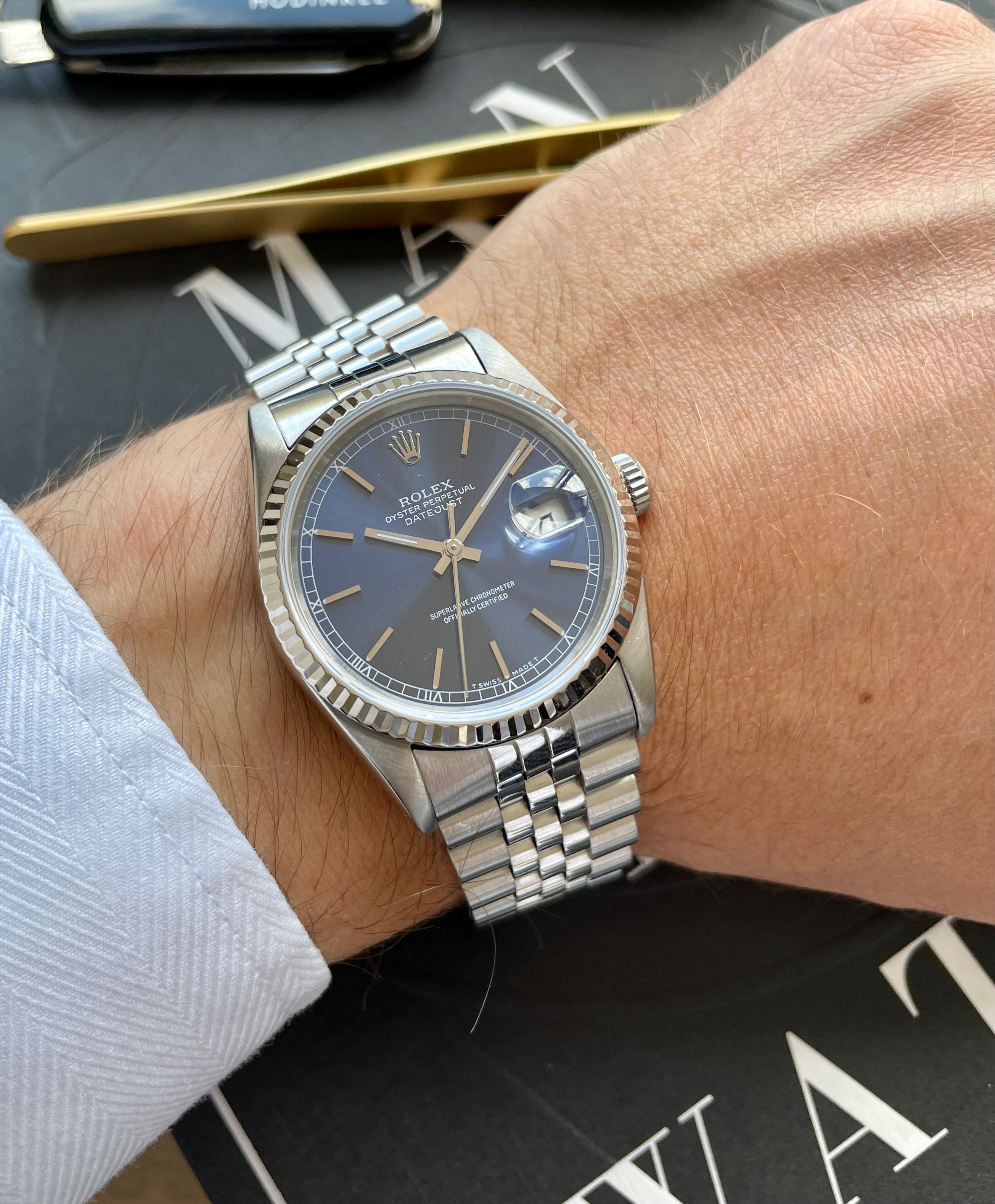 Rolex best sale 16234 blue