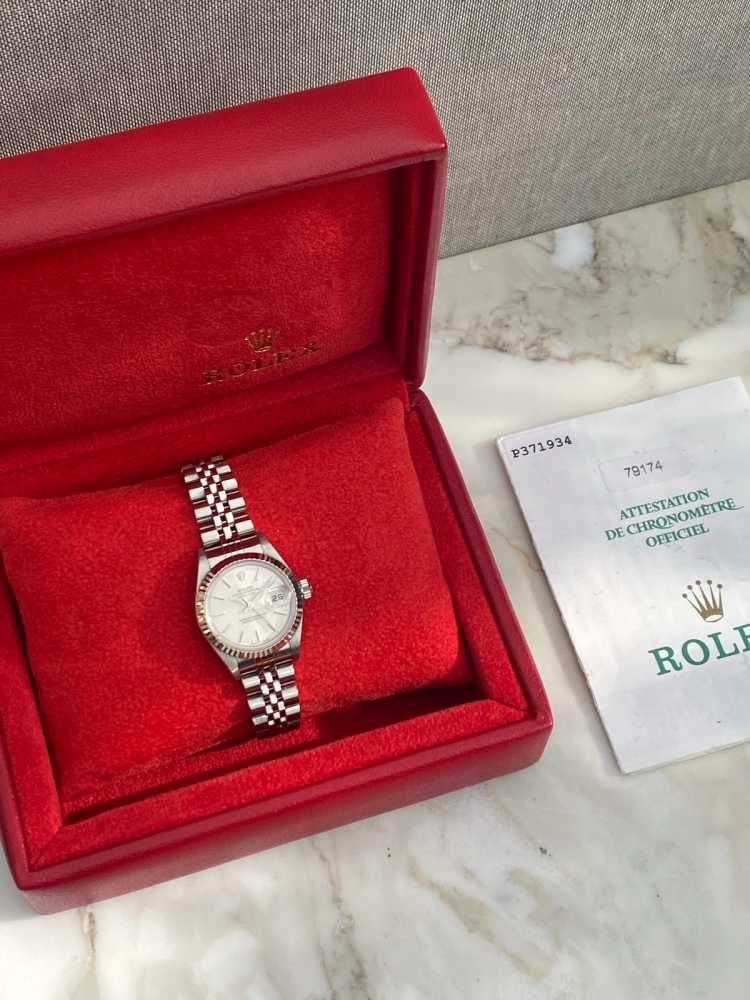 Image for Rolex Lady Datejust 79174 Silver 2000 with original box and papers
