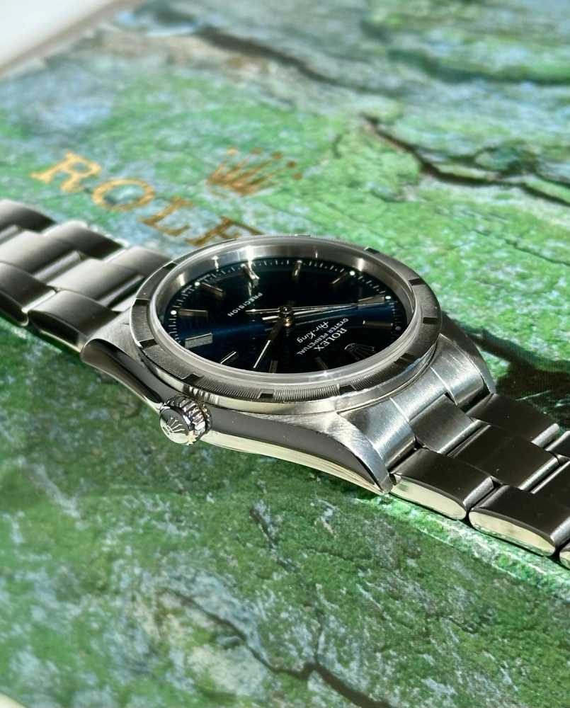 Image for Rolex Air-King 14010 Blue 2000 with original box and papers