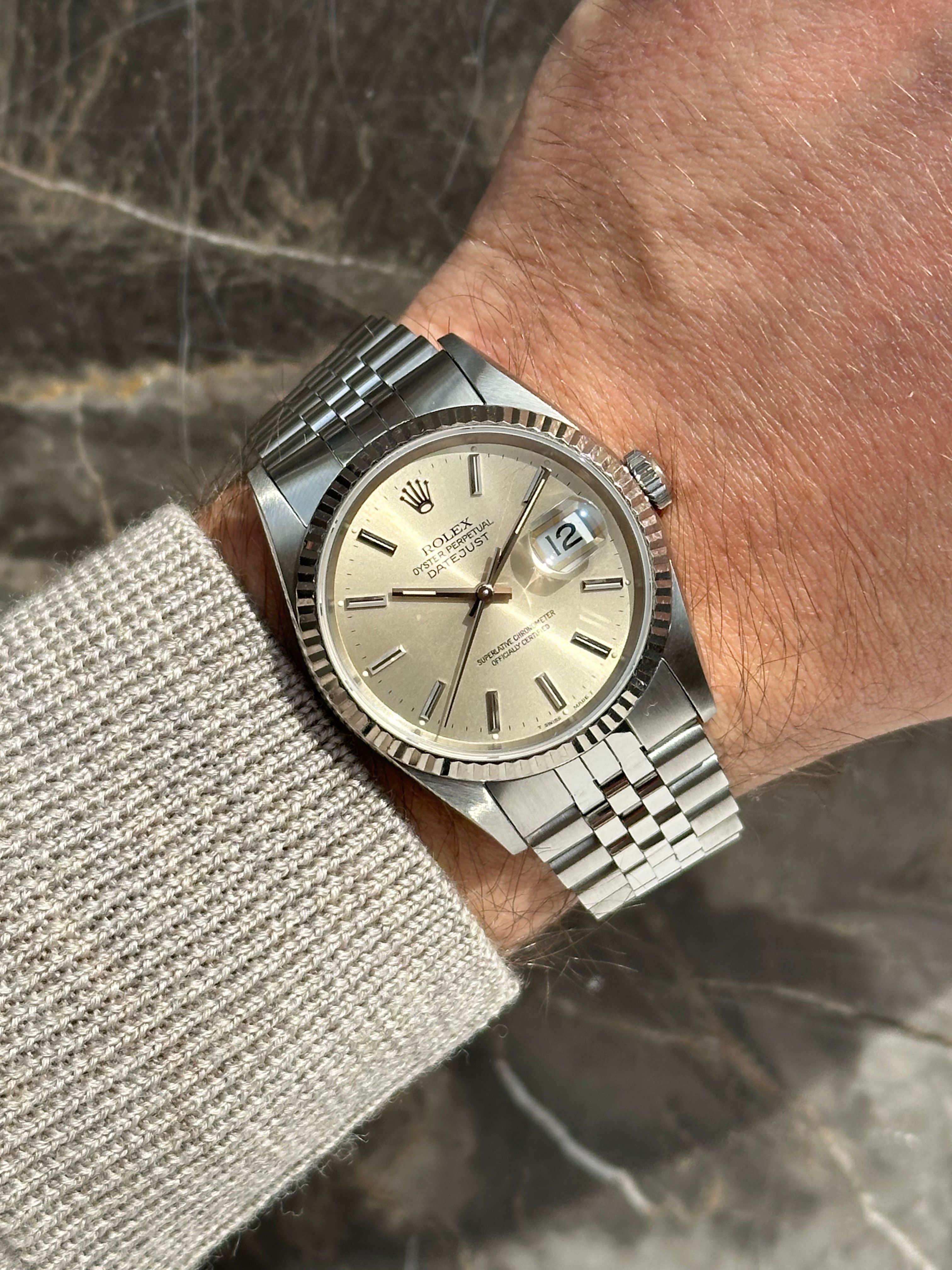 Rolex Datejust 16234 Silver 1991