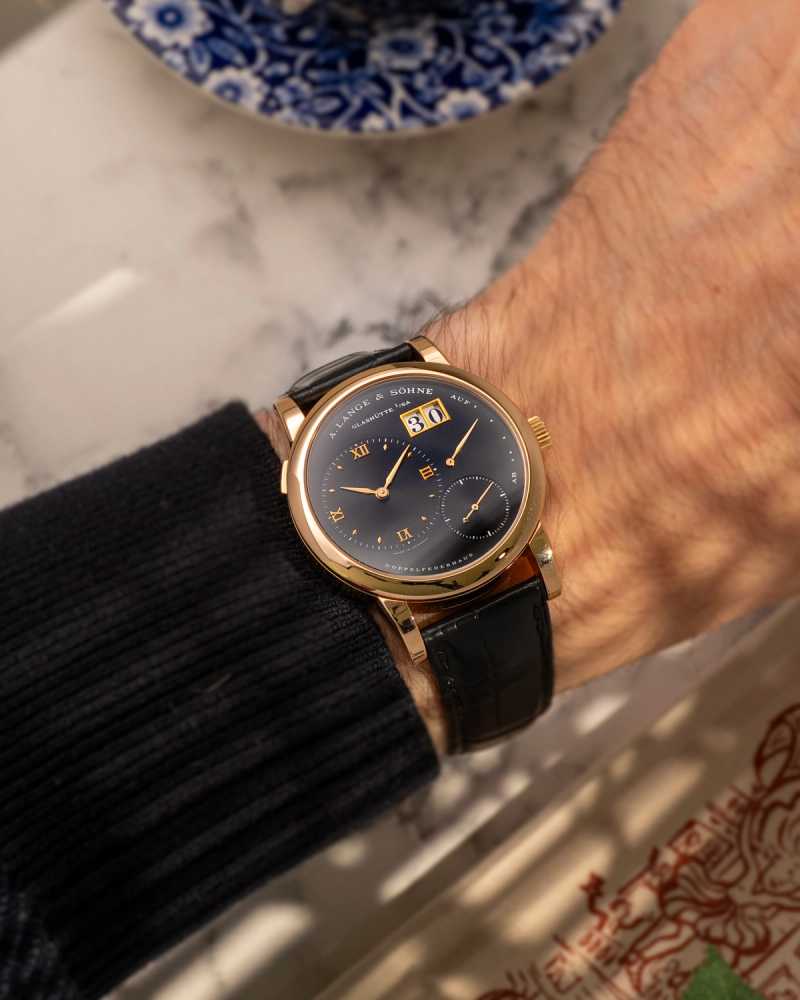 Wrist shot image for overig Lange und Sohne, Lange 1 101.031 Black 2000 with original box and papers