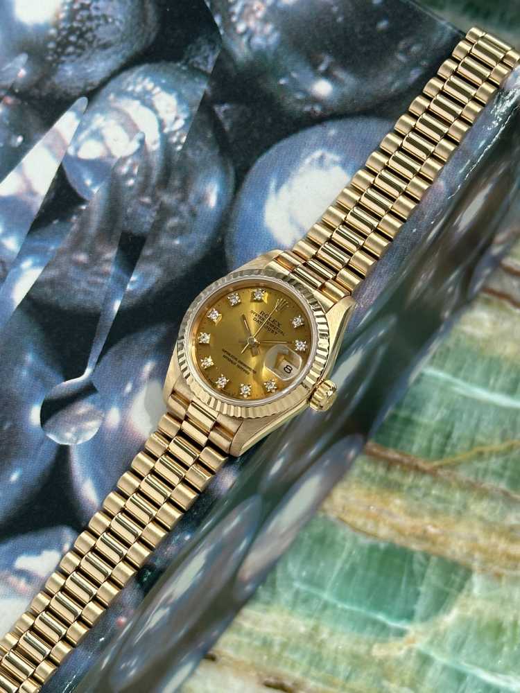 Image for Rolex Lady-Datejust "Diamond" 69178G Gold 1991 