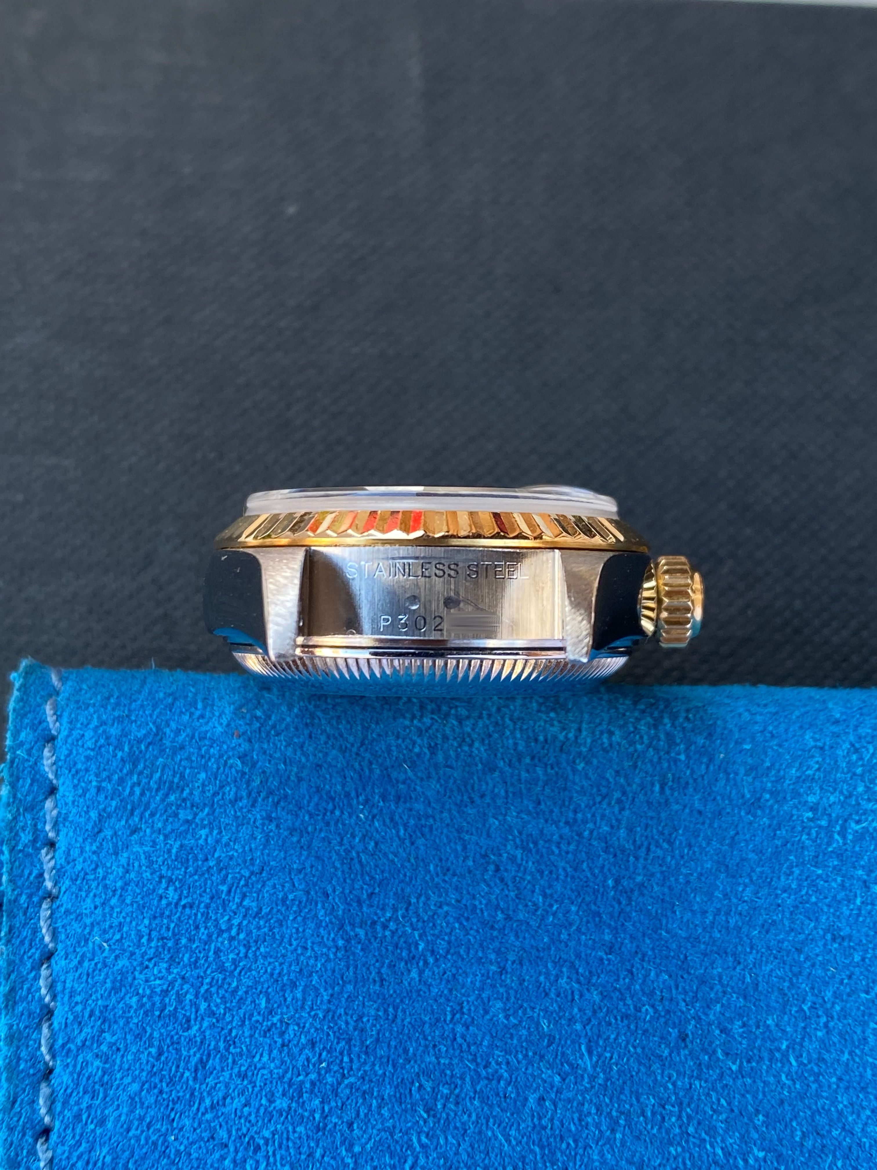 Rolex Lady Datejust 79173 Blue 2000 with original box and papers